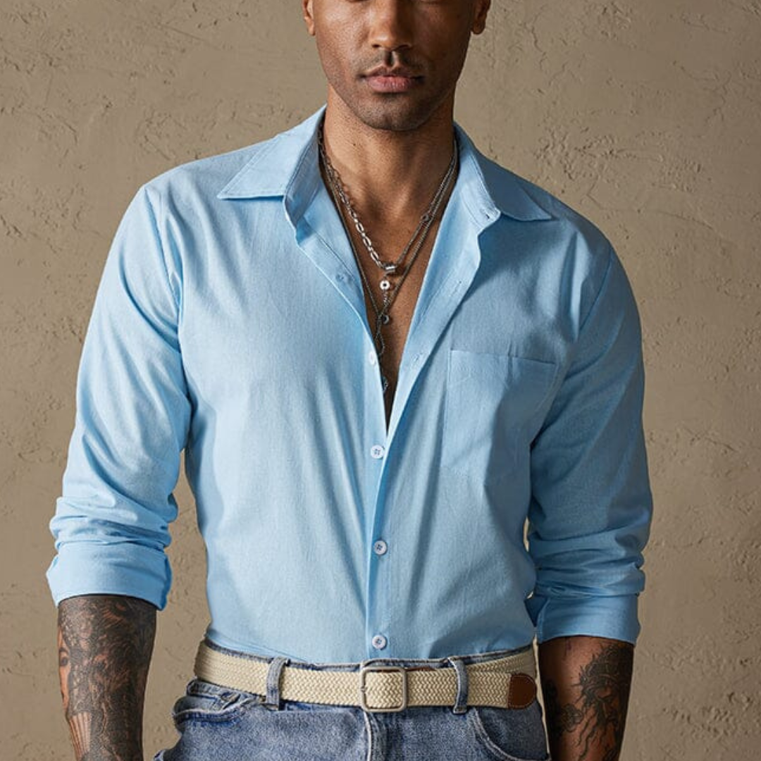 Men’s Casual Designer Shirt | Long Sleeve