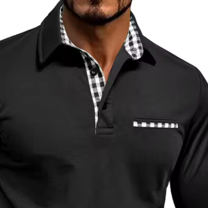 Men’s Casual Polo Shirt | Long Sleeve