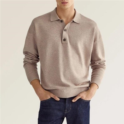 Men’s Refined Polo Shirt | Long Sleeve