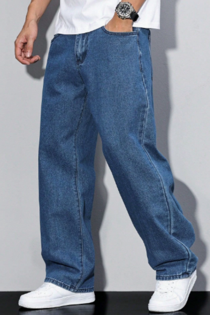 Men's Relaxed Straight Leg Jeans