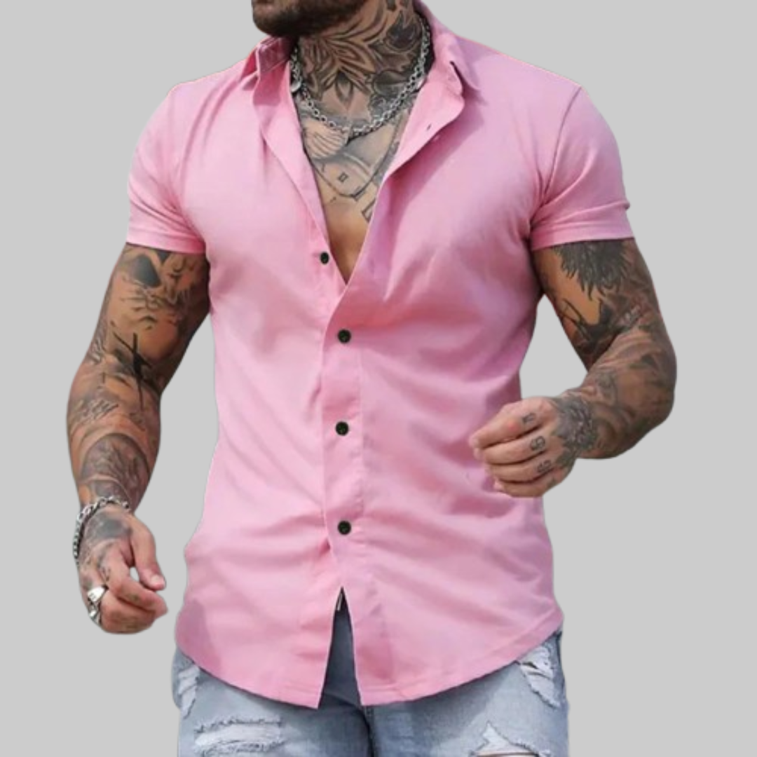 Men's Slim Fit Polo Shirt | Short Sleeve