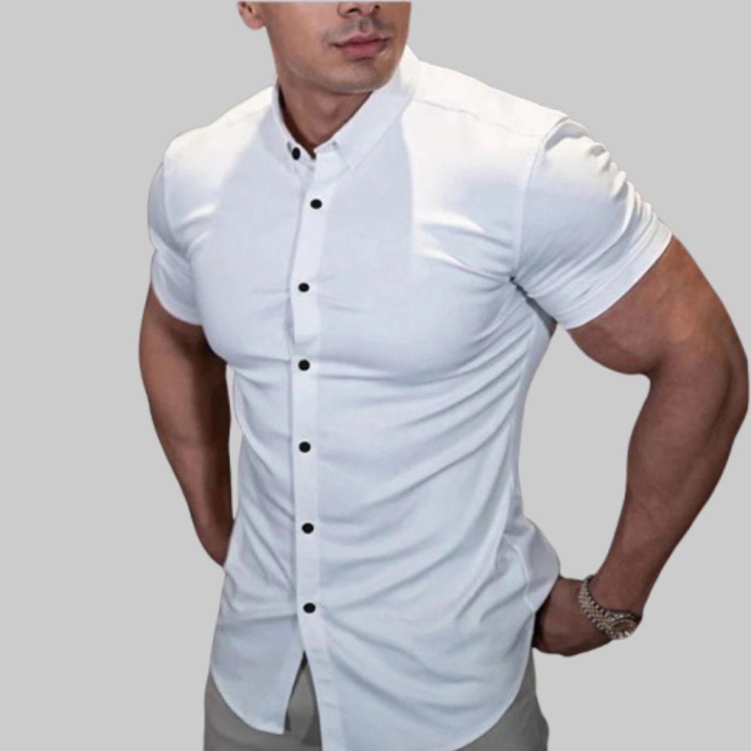 Men's Slim Fit Polo Shirt | Short Sleeve