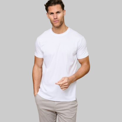 Men's Tight Crew-Neck T-Shirt | White