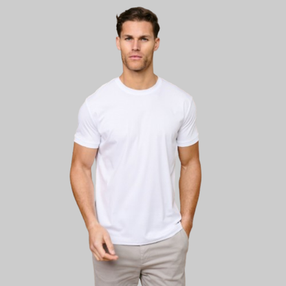 Men's Tight Crew-Neck T-Shirt | White