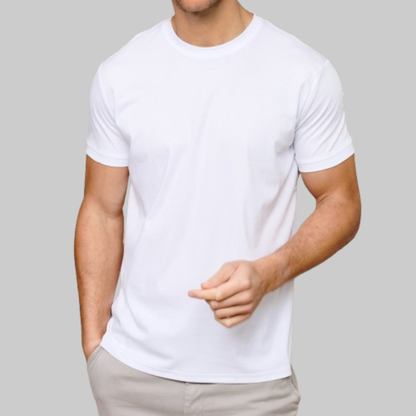 Men's Tight Crew-Neck T-Shirt | White