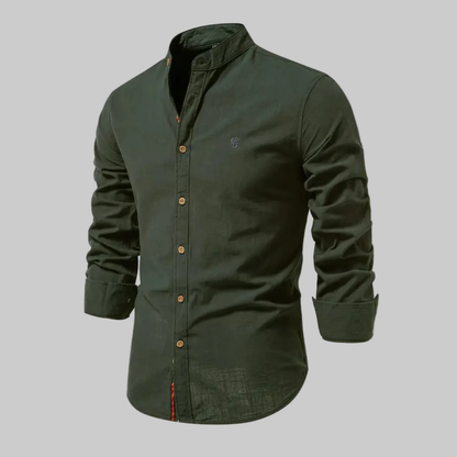 Men's Casual Button-Up Shirt | Long Sleeve