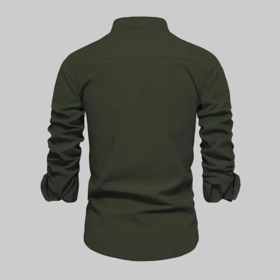 Men's Casual Button-Up Shirt | Long Sleeve