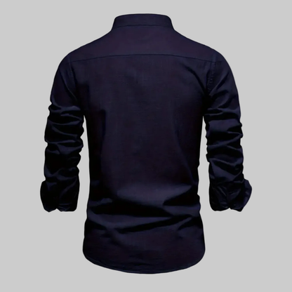 Men's Casual Button-Up Shirt | Long Sleeve