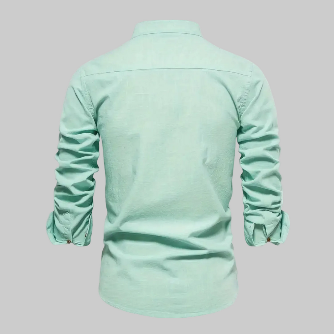 Men's Casual Button-Up Shirt | Long Sleeve