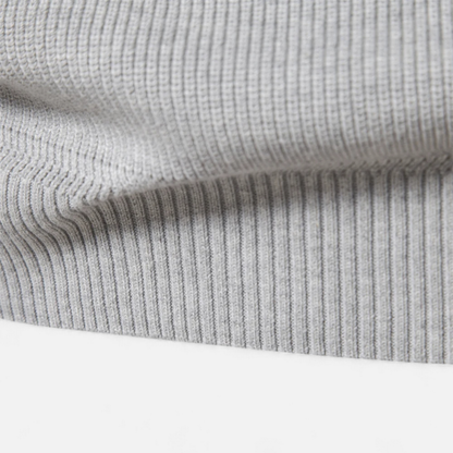 Men's Pullover High-Collar Sweater | Half Zipper