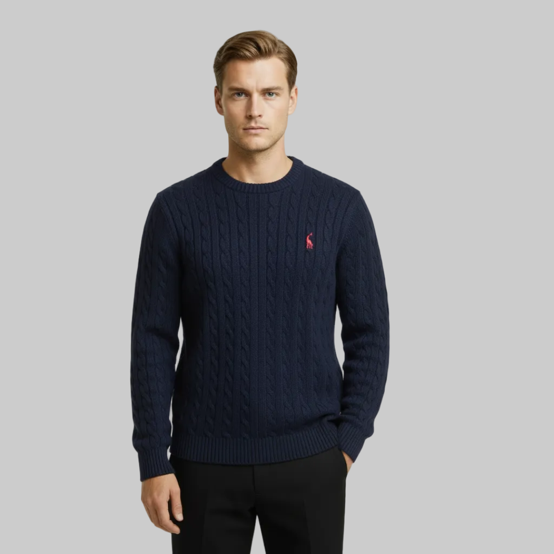 Men's Knitted Sweater | Long