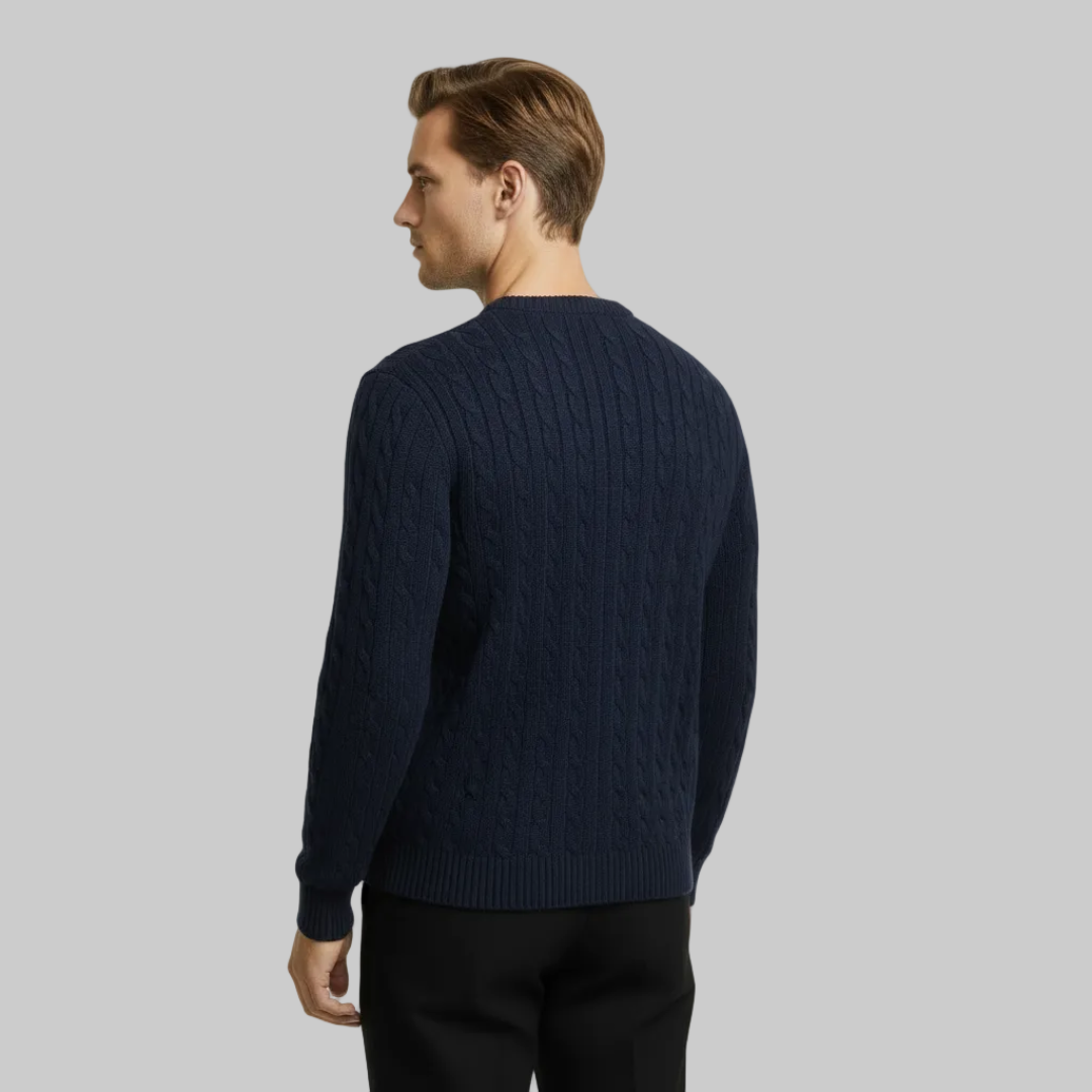 Men's Knitted Sweater | Long