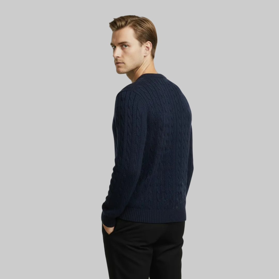 Men's Knitted Sweater | Long