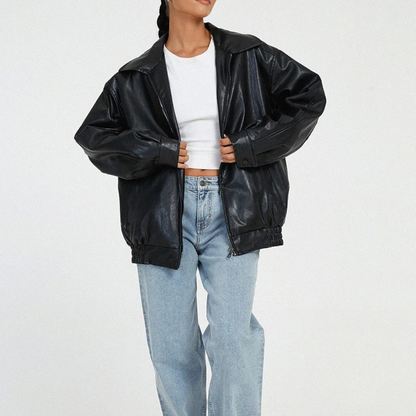 Women's Oversized Bomber Jacket | Spring