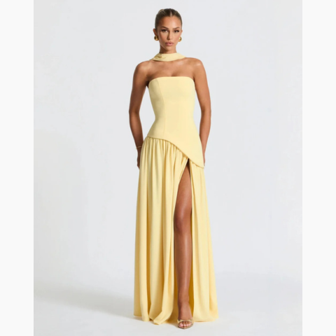 Women’s Elegant Strapless Maxi Dress | Evening