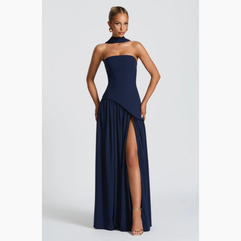 Women’s Elegant Strapless Maxi Dress | Evening