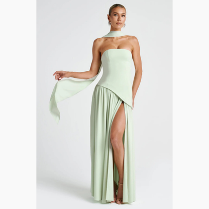 Women’s Elegant Strapless Maxi Dress | Evening