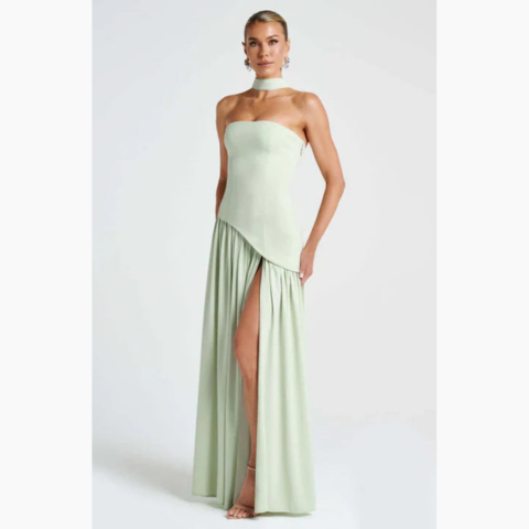 Women’s Elegant Strapless Maxi Dress | Evening