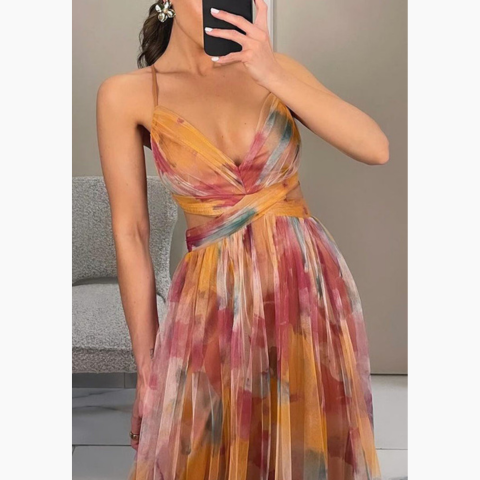 Women’s Floral Summer Maxi Dress | Elegant