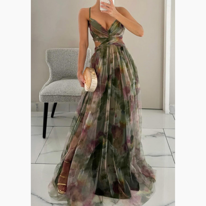 Women’s Floral Summer Maxi Dress | Elegant