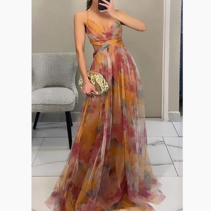 Women’s Floral Summer Maxi Dress | Elegant