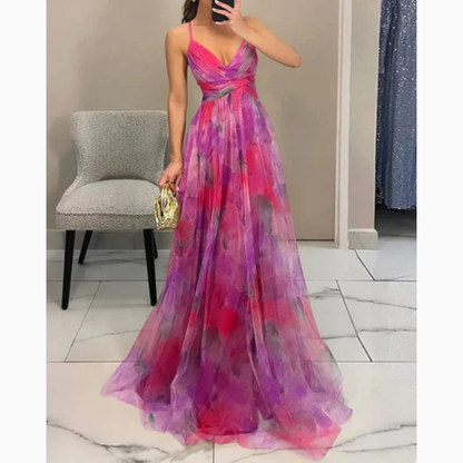 Women’s Floral Summer Maxi Dress | Elegant