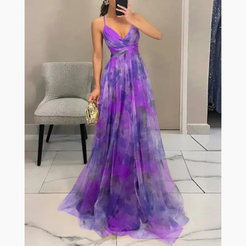 Women’s Floral Summer Maxi Dress | Elegant