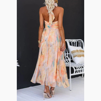 Women’s Elegant Halter Neck Maxi Dress | Summer