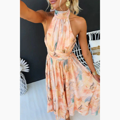 Women’s Elegant Halter Neck Maxi Dress | Summer