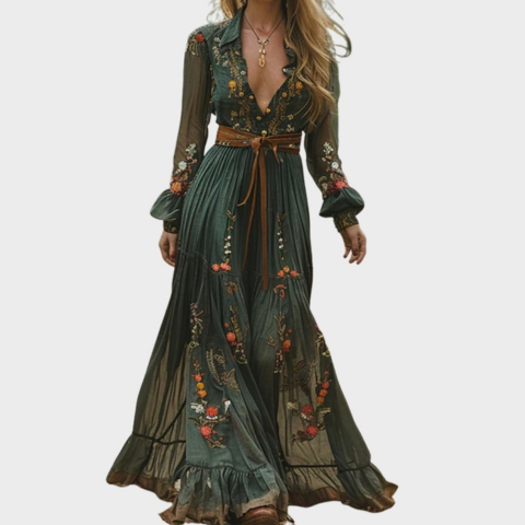 Women’s Boho Floral Maxi Dress | Summer