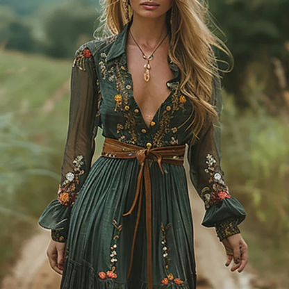 Women’s Boho Floral Maxi Dress | Summer