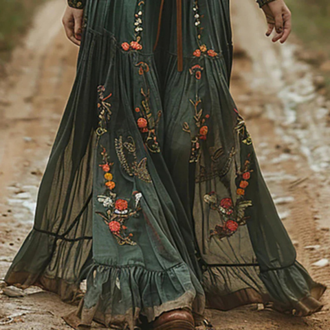 Women’s Boho Floral Maxi Dress | Summer