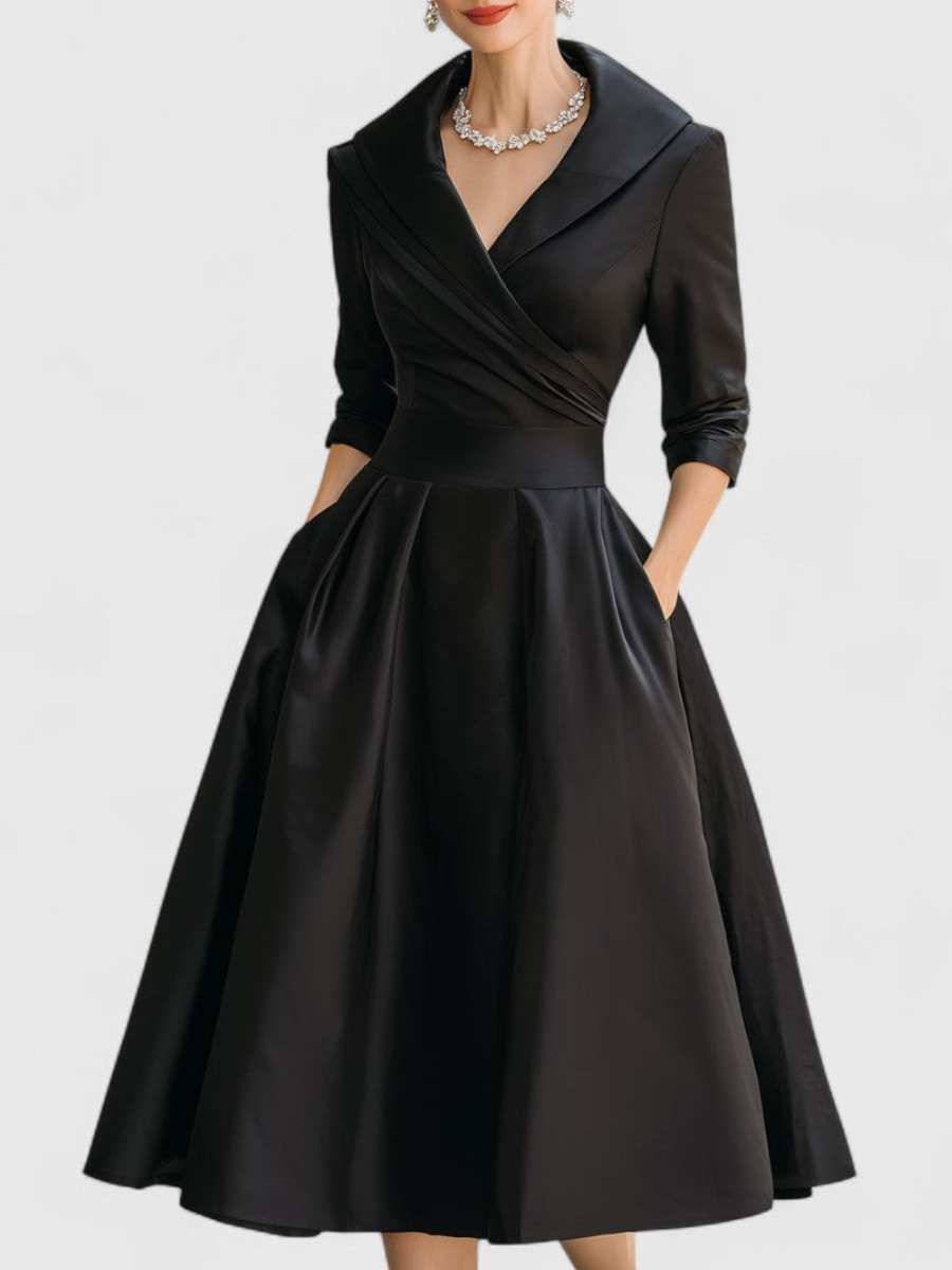 Women’s Black Midi Dress | Summer
