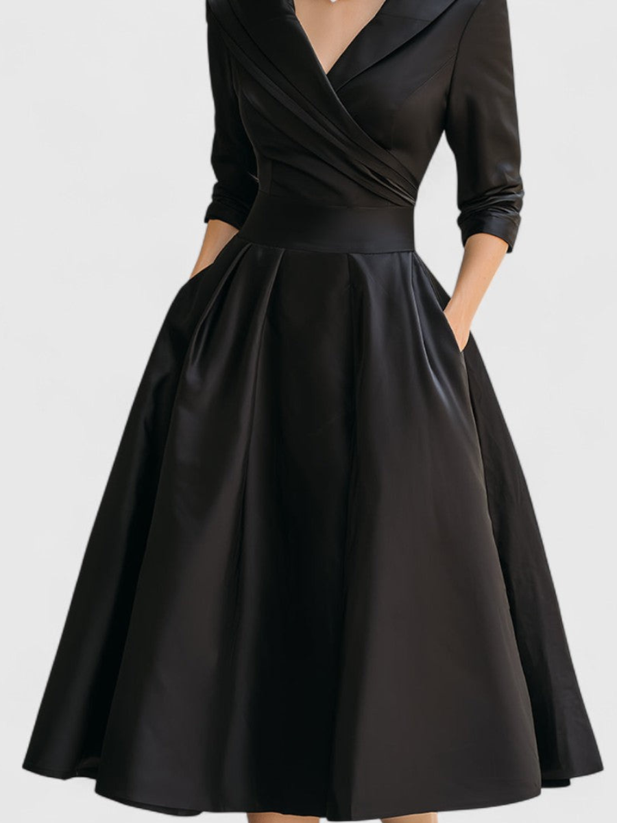 Women’s Black Midi Dress | Summer