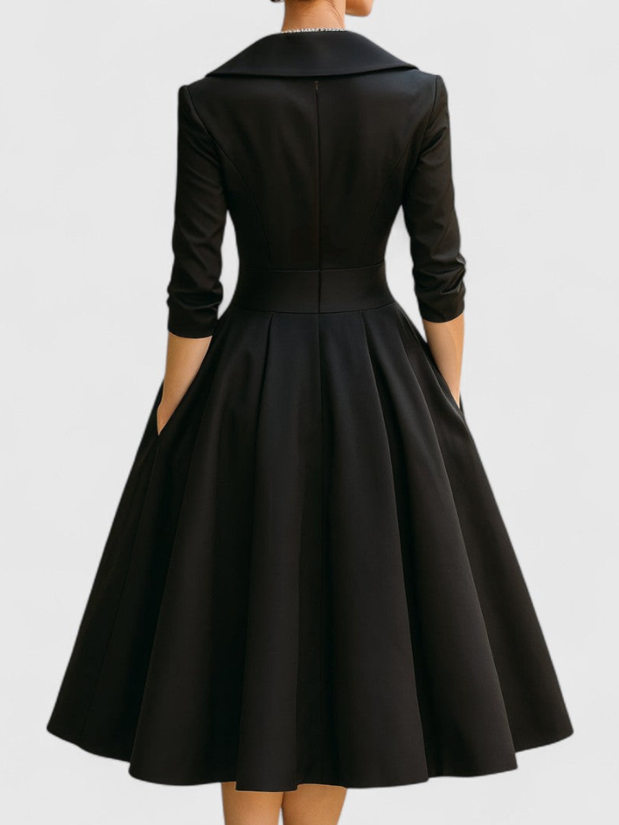 Women’s Black Midi Dress | Summer