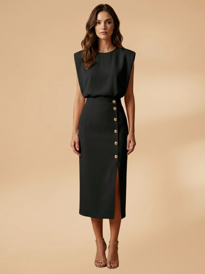 Women’s Elegant Midi Dress | Casual