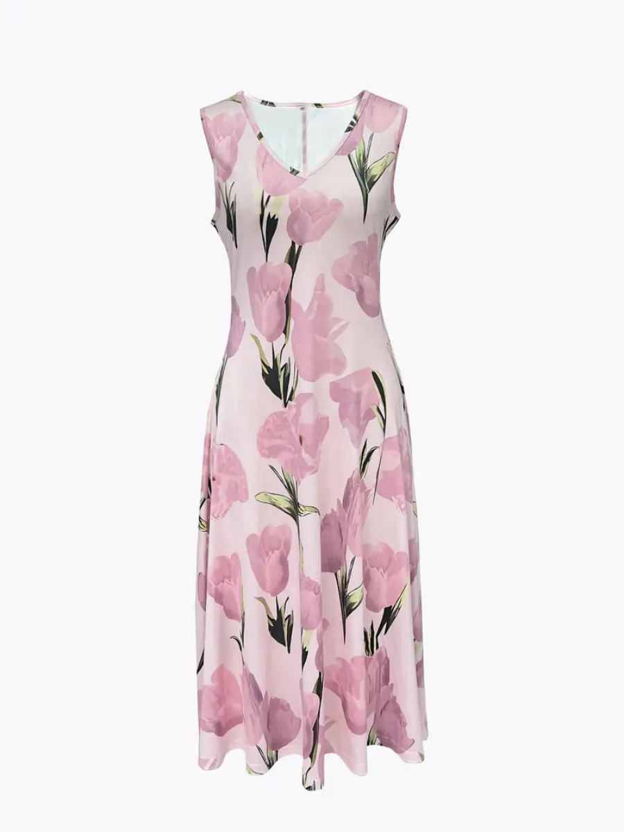 Women’s Floral Maxi Dress Set | Elegant