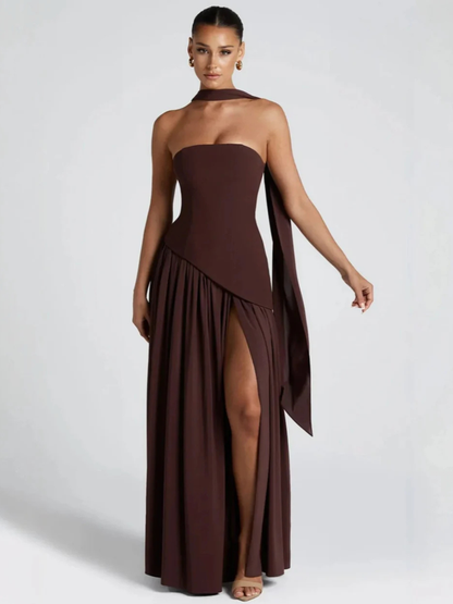 Women’s Elegant Strapless Maxi Dress | Evening