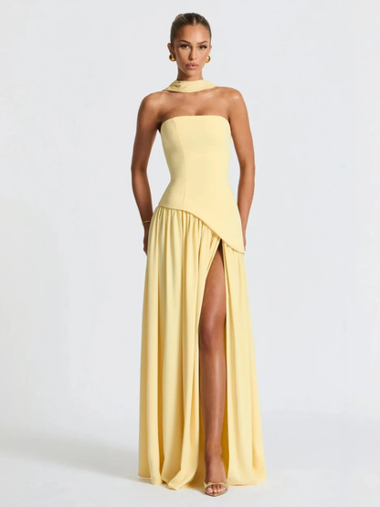 Women’s Elegant Strapless Maxi Dress | Evening