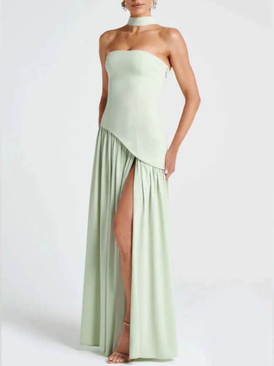 Women’s Elegant Strapless Maxi Dress | Evening