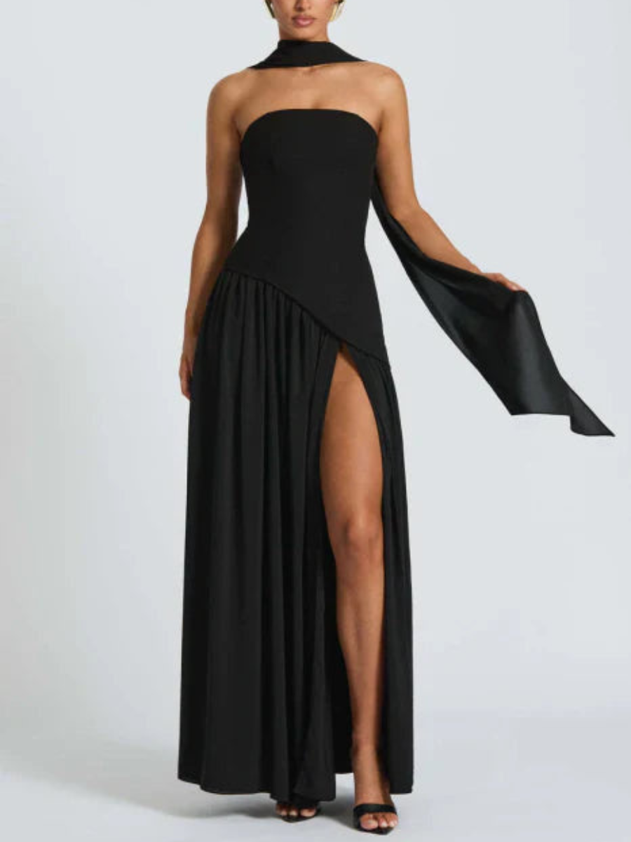 Women’s Elegant Strapless Maxi Dress | Evening