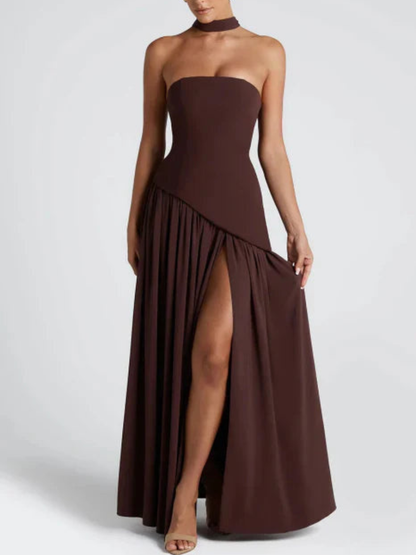 Women’s Elegant Strapless Maxi Dress | Evening