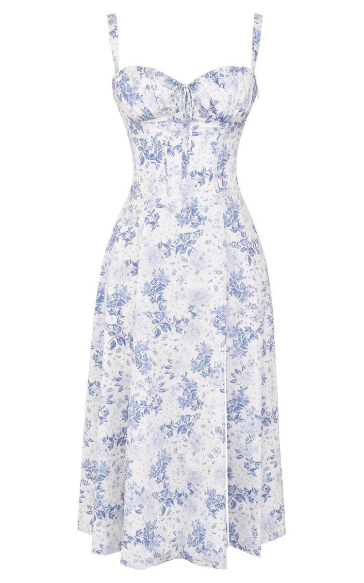 Women’s Corset Midi Dress | Elegant Silhouette
