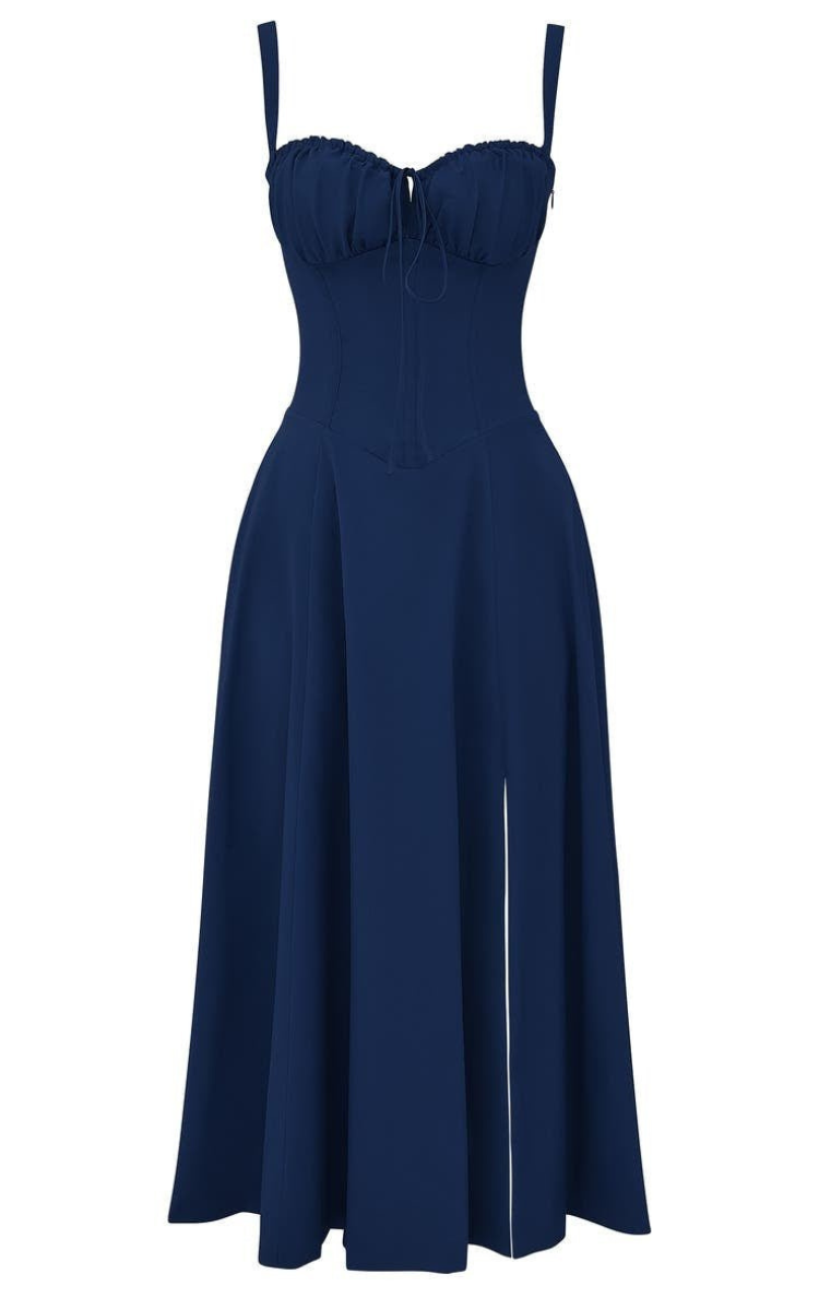 Women’s Corset Midi Dress | Elegant Silhouette
