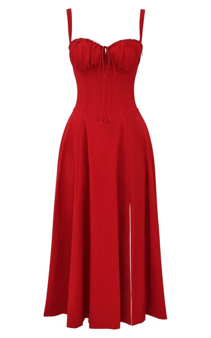 Women’s Corset Midi Dress | Elegant Silhouette