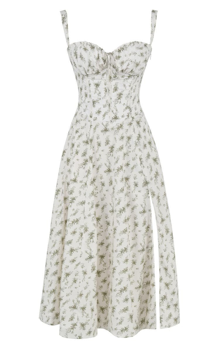 Women’s Corset Midi Dress | Elegant Silhouette