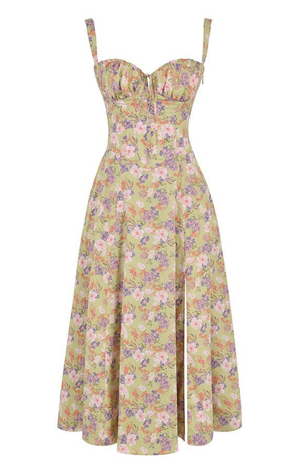 Women’s Corset Midi Dress | Elegant Silhouette