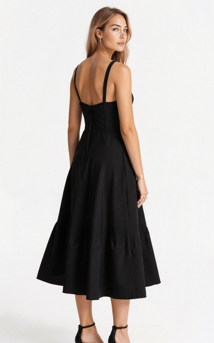 Women’s Corset Midi Dress | Elegant Silhouette