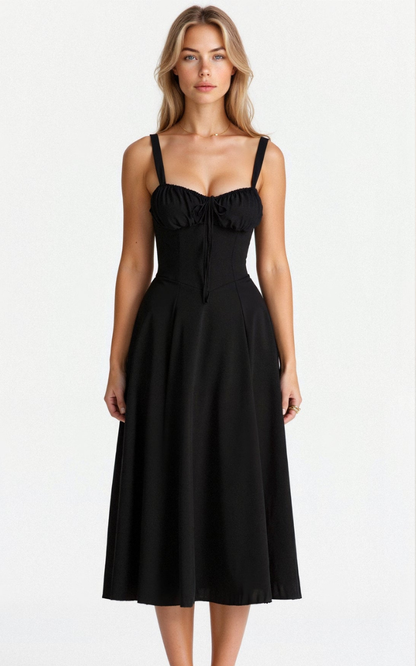 Women’s Corset Midi Dress | Elegant Silhouette