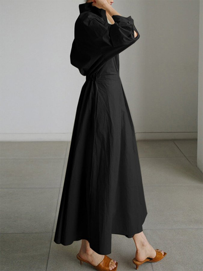 Women’s Button Shirt Dress | Maxi